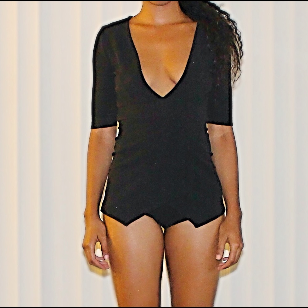 Love Culture Black Romper